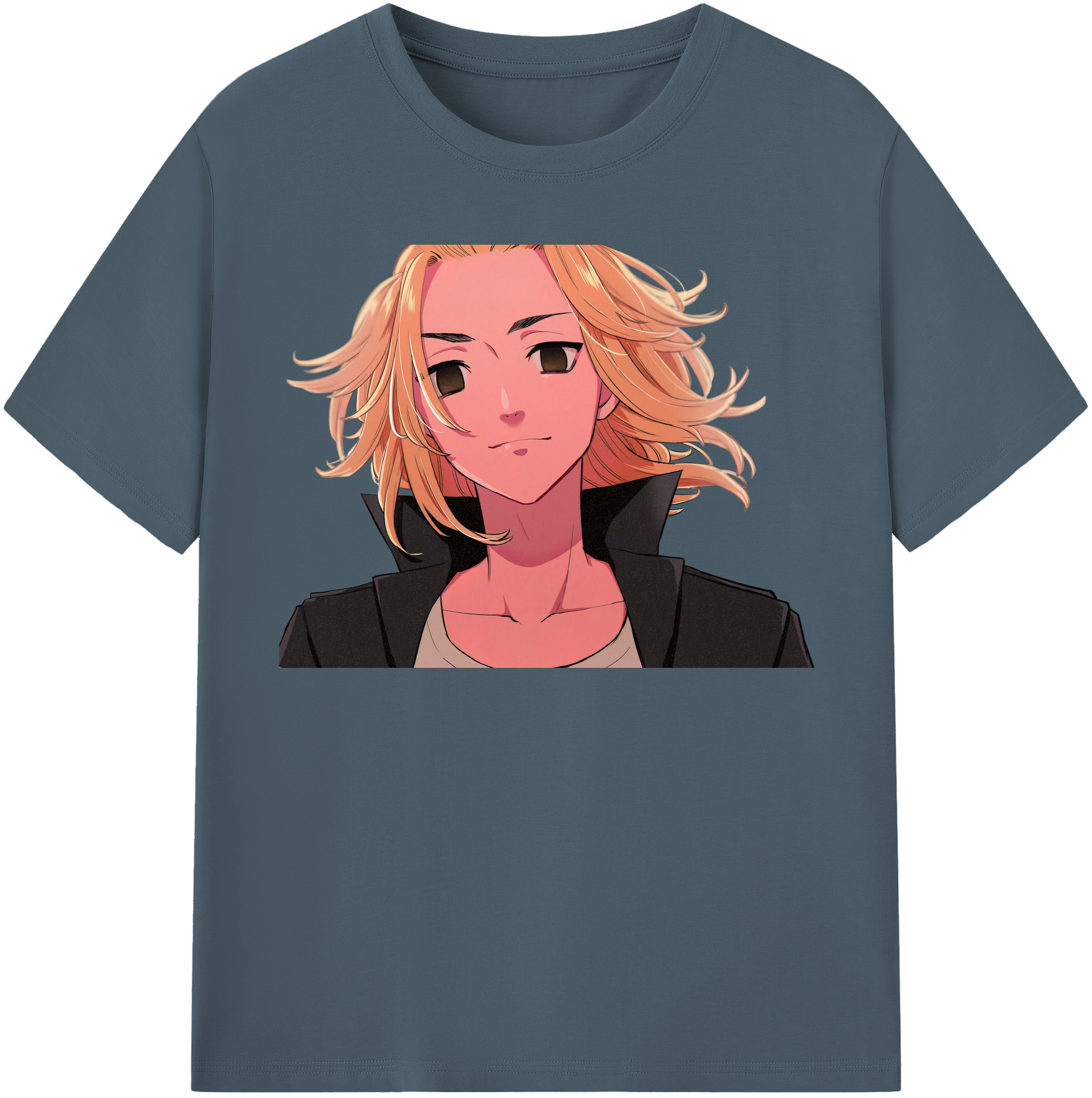 （画像用） 東京リベンジャーズ Tokyo Revengers 綿100％半袖Tシャツ（フロントプリント）